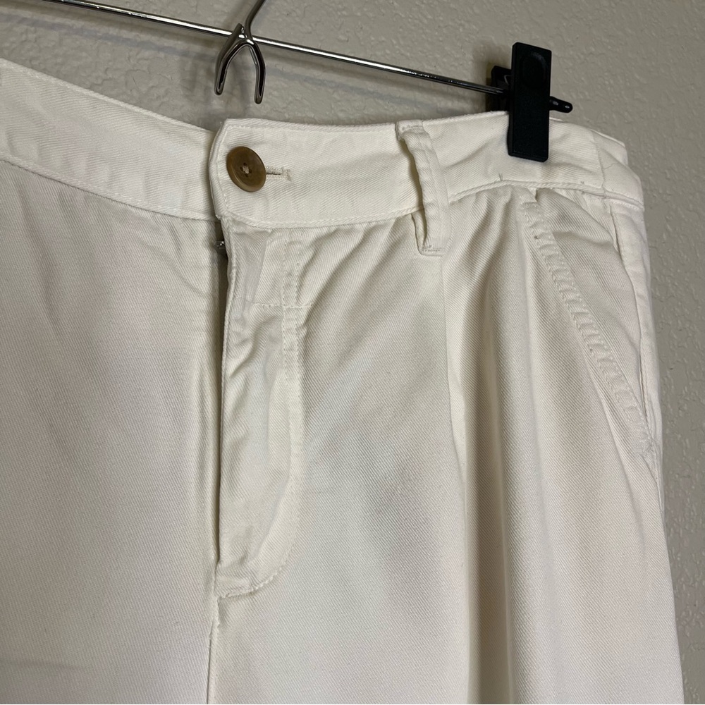 Anthropologie Off White/Ivory Colored Women's Pants Size 29 - Picture 5 of 16